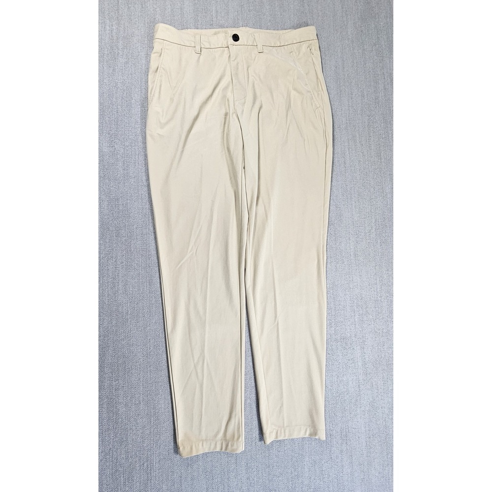 Reebok Golf Pants Men's‎ 34x32 Beige Anchor  Slim Leg Outdoor